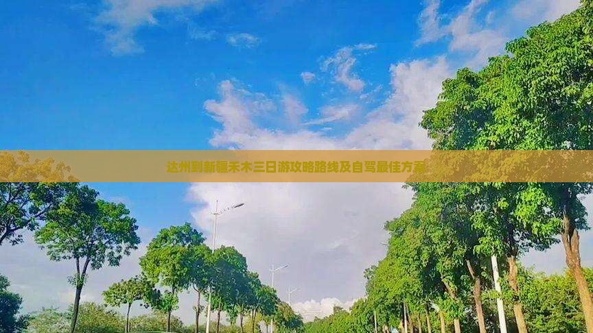 达州到新疆禾木三日游