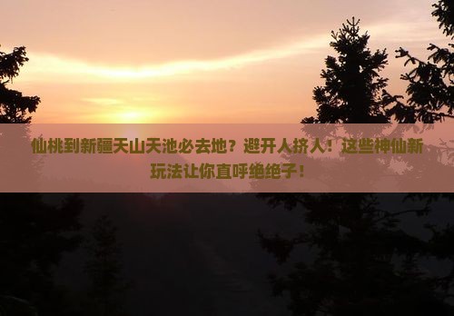 仙桃到新疆天山天池必去地