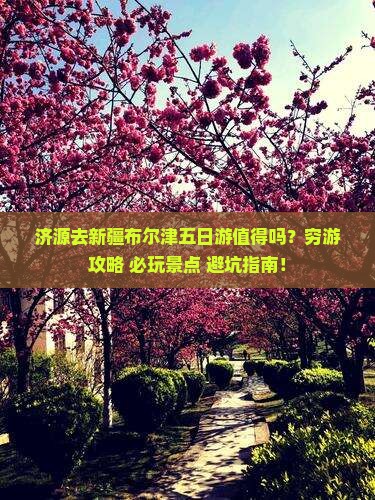 济源去新疆布尔津五日游