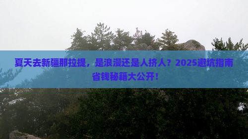 夏天去新疆那拉提景点
