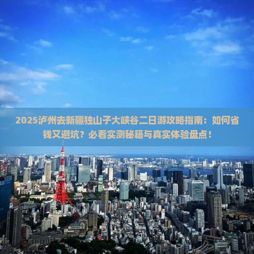 泸州去新疆独山子大峡谷二日游