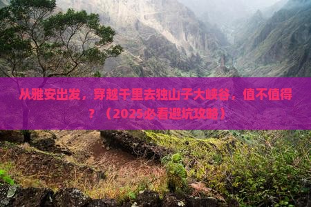 雅安到新疆独山子大峡谷个人游