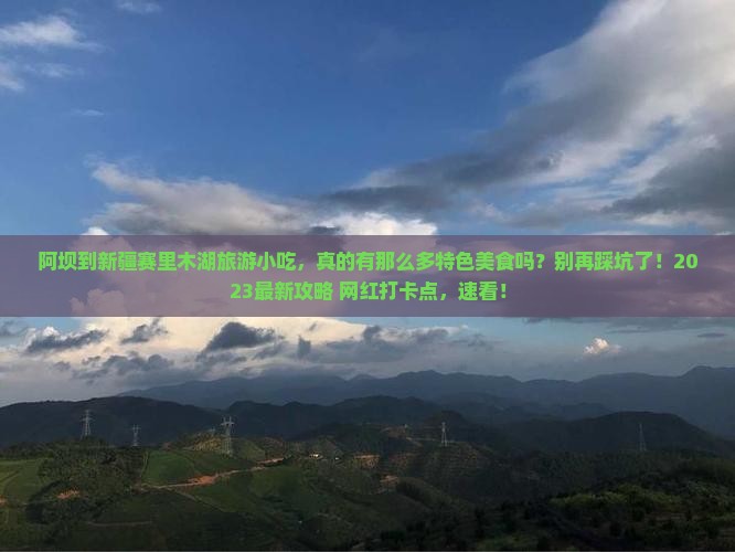阿坝到新疆赛里木湖旅游小吃