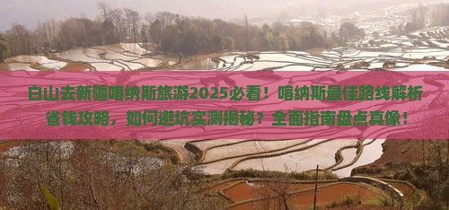 白山去新疆喀纳斯旅游