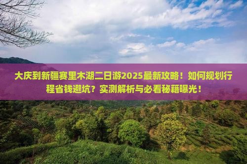 大庆到新疆赛里木湖二日游