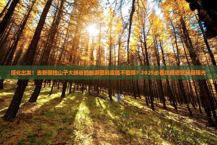 绥化去新疆独山子大峡谷大型旅游团