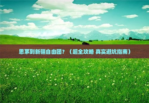 思茅去新疆自由团