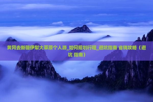 黄冈去新疆伊犁大草原个人游