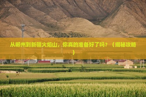 郴州到新疆火焰山个人游
