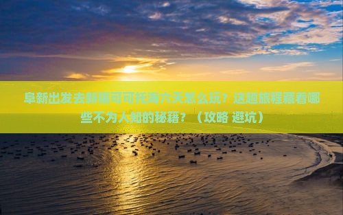 阜新到新疆可可托海六日游