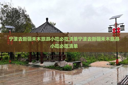 宁波去新疆禾木旅游小吃