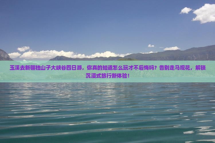 玉溪去新疆独山子大峡谷四日游