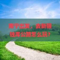 南宁到新疆独库公路自由团
