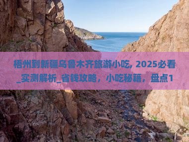 梧州到新疆乌鲁木齐旅游小吃