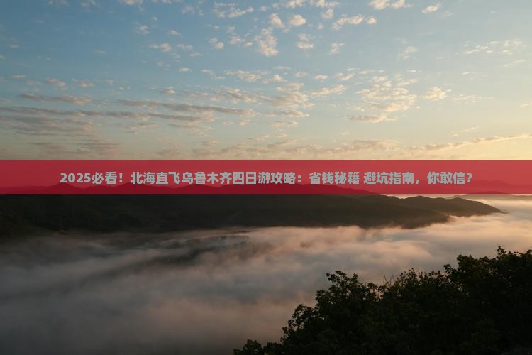 北海去新疆乌鲁木齐四日游