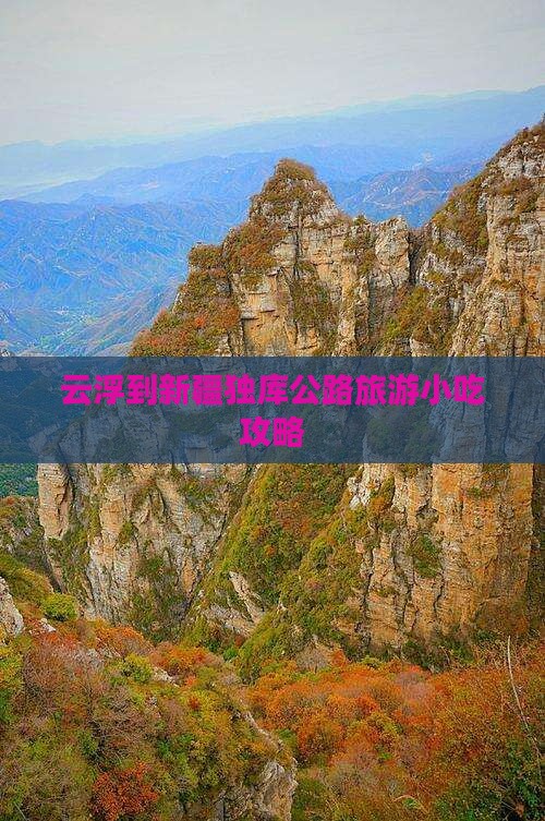 云浮到新疆独库公路旅游小吃