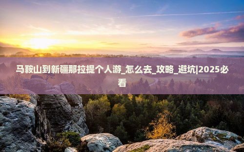 马鞍山到新疆那拉提个人游