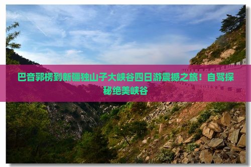 巴音郭楞到新疆独山子大峡谷四日游