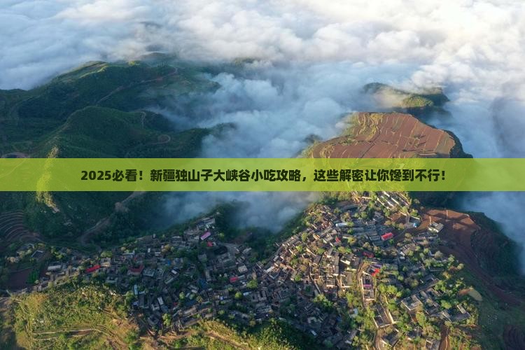 一月到新疆独山子大峡谷旅游小吃