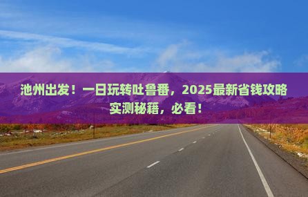 池州去新疆吐鲁番一日