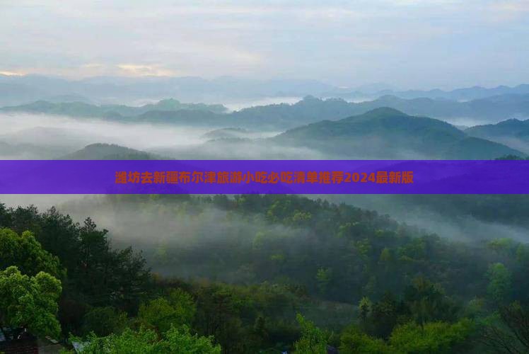 潍坊去新疆布尔津旅游小吃