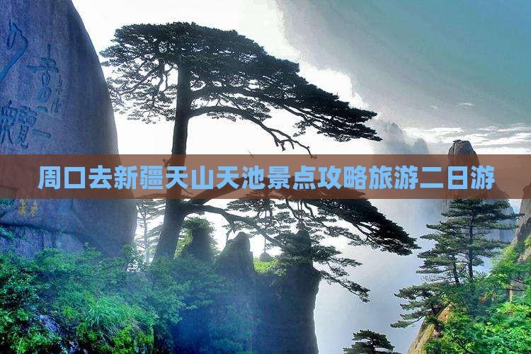 周口去新疆天山天池二日游
