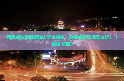 西双版纳到新疆独山子大峡谷哪里玩