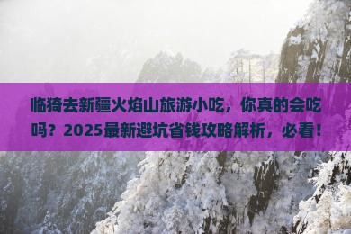临猗去新疆火焰山旅游小吃