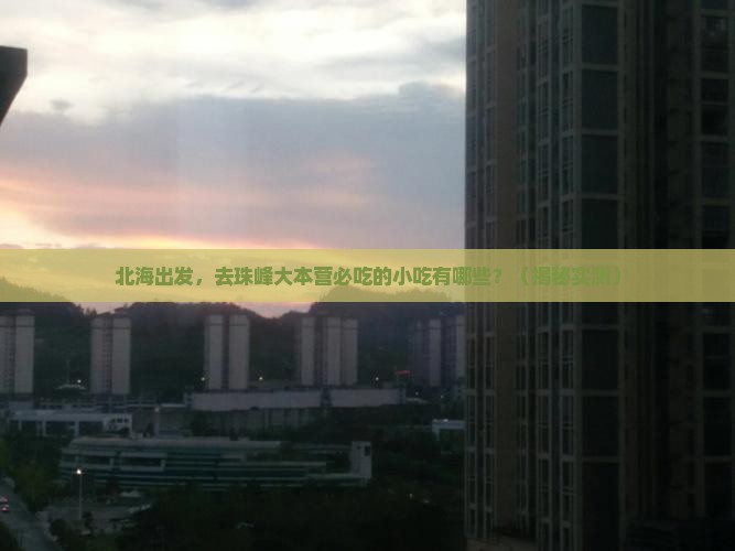 北海到西藏珠峰大本营旅游小吃