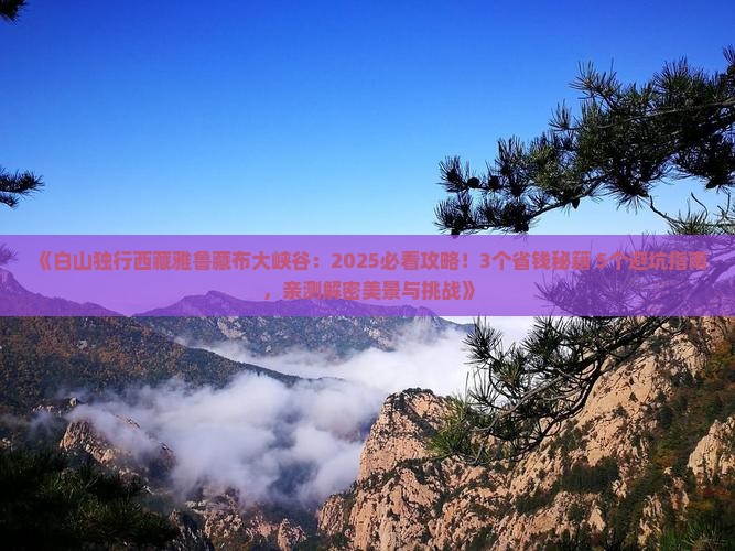 白山去西藏雅鲁藏布大峡谷个人游