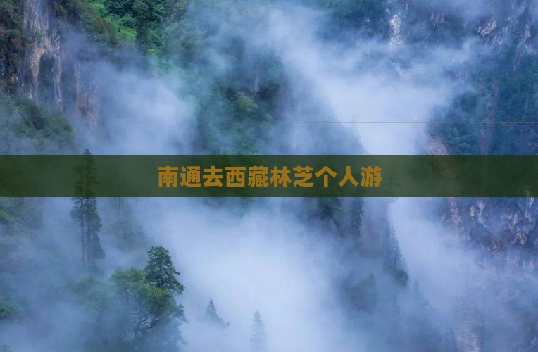 南通去西藏林芝个人游