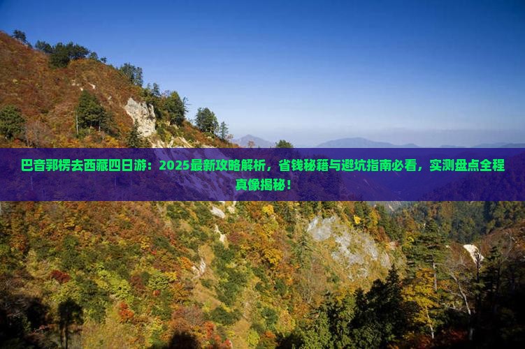 巴音郭楞去西藏四日游