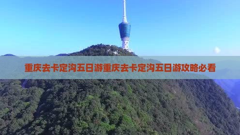 重庆去西藏卡定沟五日游