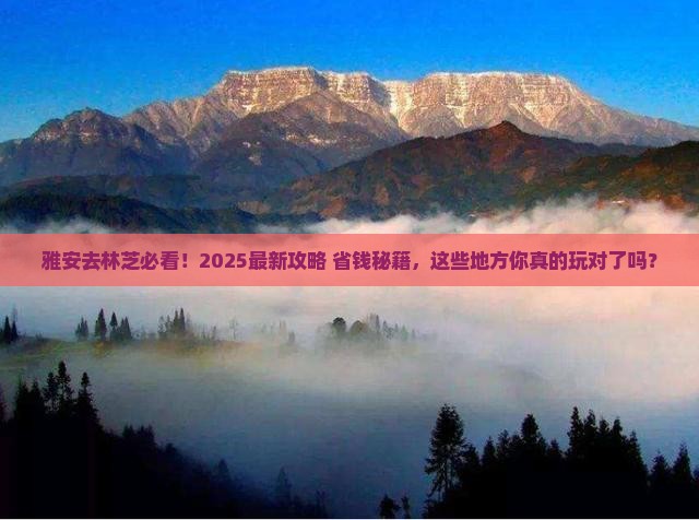 雅安去西藏林芝哪里玩