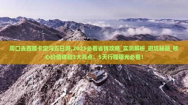 周口去西藏卡定沟五日游