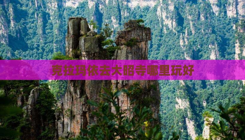 克拉玛依去西藏大昭寺哪里玩