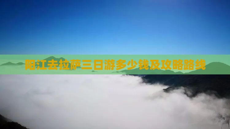 阳江去西藏拉萨三日游