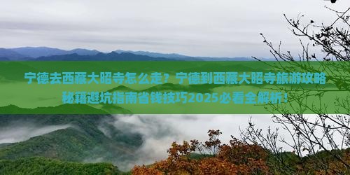 宁德去西藏大昭寺旅游