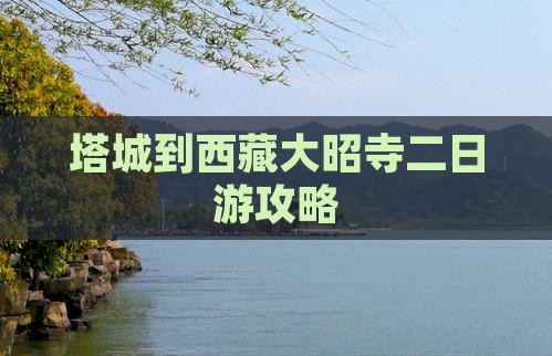 塔城到西藏大昭寺二日游