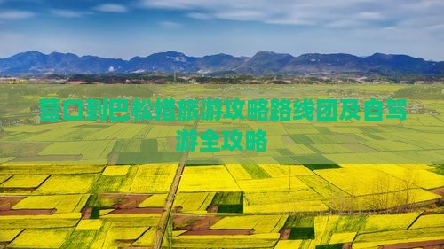 营口到西藏巴松措旅游