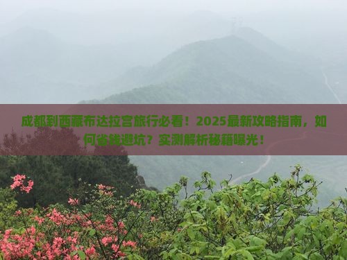 成都到西藏布达拉宫旅行社