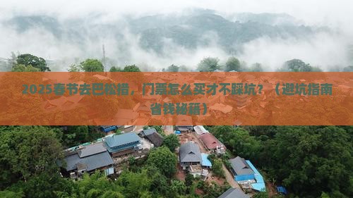 春节到西藏巴松措门票