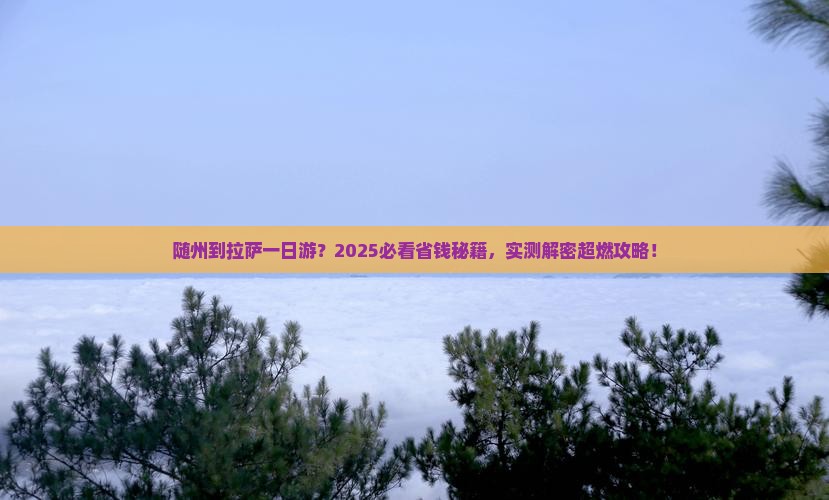 随州到西藏拉萨一日