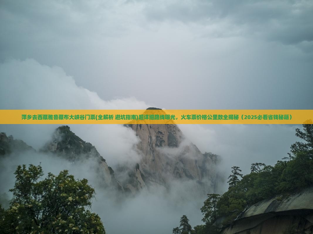 萍乡去西藏雅鲁藏布大峡谷门票