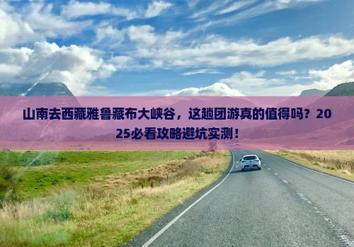 山南去西藏雅鲁藏布大峡谷团体旅游