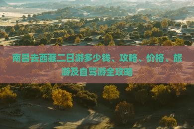 南昌去西藏二日游