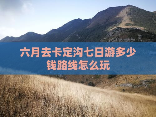 六月去西藏卡定沟七日游