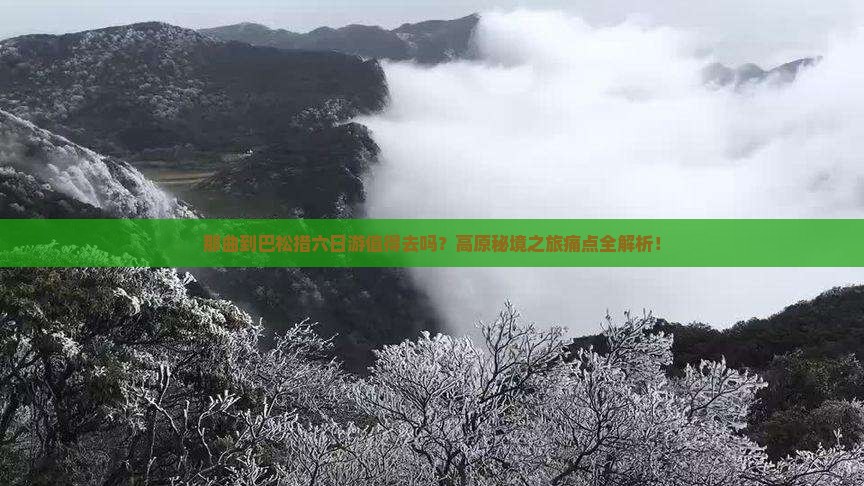 那曲到西藏巴松措六日游