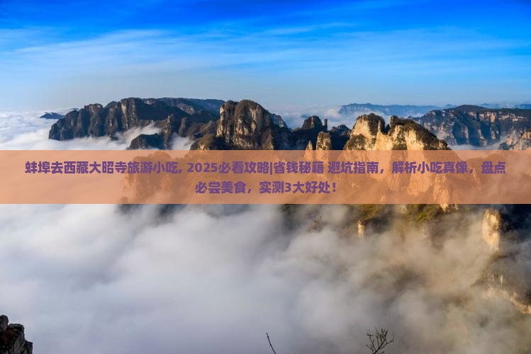 蚌埠去西藏大昭寺旅游小吃