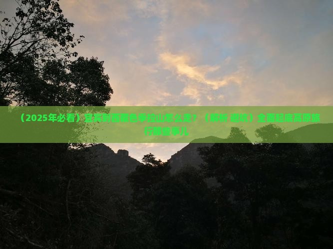 宜宾到西藏色季拉山攻略